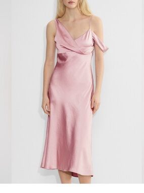 Aritzia Satin Pink Dress